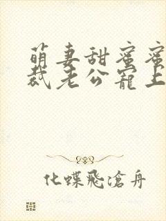 萌妻甜蜜蜜:总裁老公宠上瘾