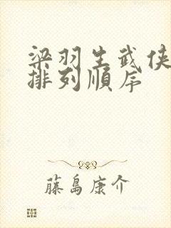 梁羽生武侠小说排列顺序