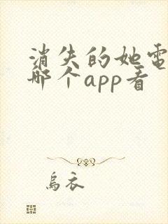 消失的她电影在哪个app看