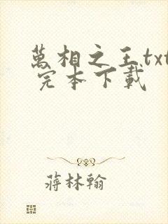 万相之王txt 完本下载