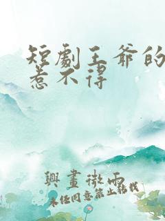 短剧王爷的王妃惹不得