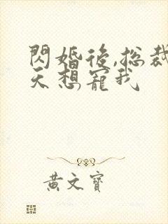 闪婚后,总裁天天想宠我