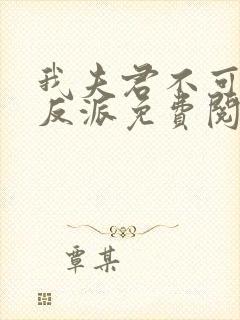 我夫君不可能是反派免费阅读