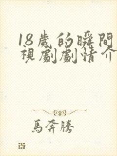 18岁的瞬间电视剧剧情介绍