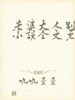 老婆大人别想逃小说全文免费阅读