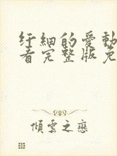 纤细的爱动漫观看完整版免费观看
