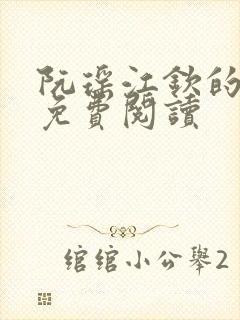阮瑶江钦的小说免费阅读