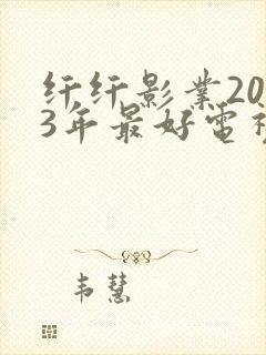 纤纤影业2023年最好电视剧