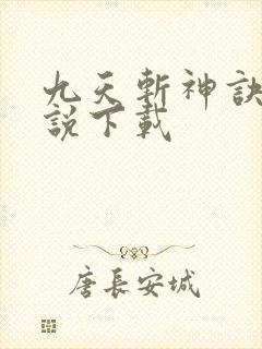 九天斩神诀 小说下载