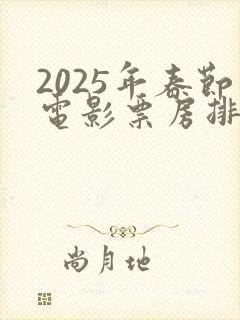 2025年春节电影票房排行榜