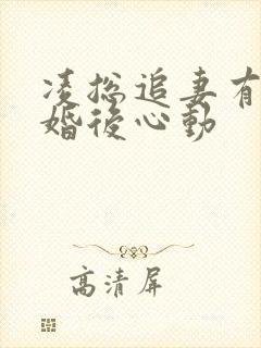 凌总追妻有点甜婚后心动