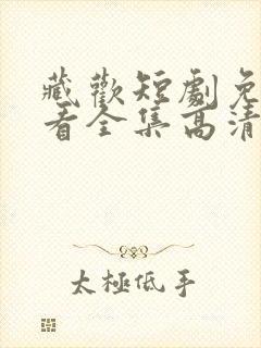 藏欢短剧免费观看全集高清