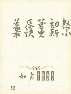 叶辰萧初然最新最快更新小说