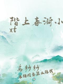 阶上春漪小说txt