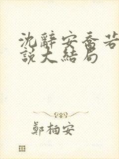 沈辞安乔若兮小说大结局