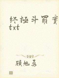 终极斗罗实体书txt