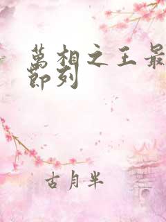 万相之王最新章节列