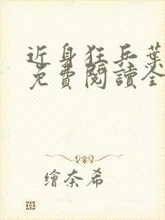 近身狂兵叶军浪免费阅读全文