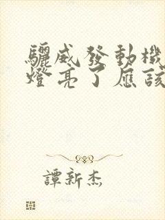 骊威发动机故障灯亮了应该怎么办
