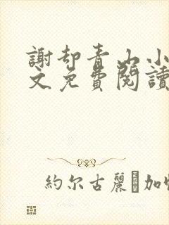 谢却青山小说全文免费阅读