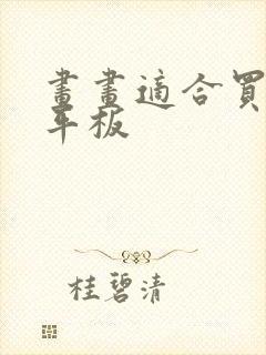 画画适合买什么平板