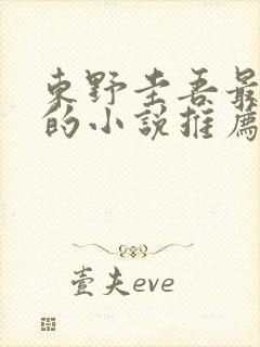 东野圭吾最好看的小说推荐