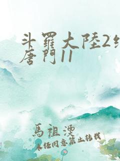 斗罗大陆2绝世唐门11