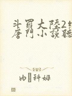 斗罗大陆2绝世唐门小说听书