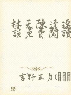 林天陈清瑶的小说免费阅读