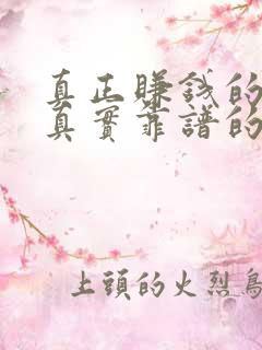 真正赚钱的软件真实靠谱的