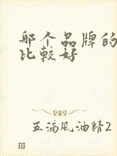 哪个品牌的奶粉比较好