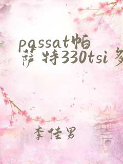 passat帕萨特330tsi多少钱