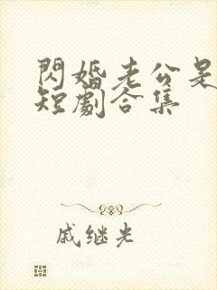 闪婚老公是豪门短剧合集