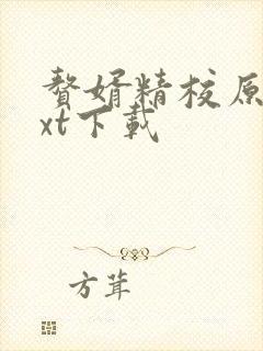 赘婿精校原版txt下载
