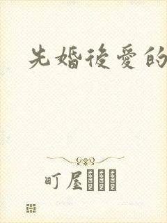 先婚后爱的甜宠
