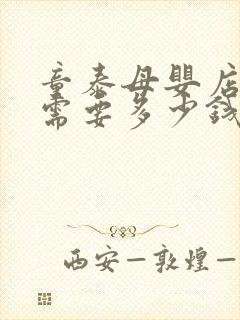 童泰母婴店加盟需要多少钱