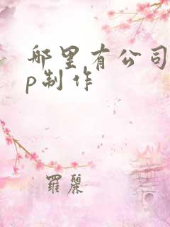 哪里有公司app制作