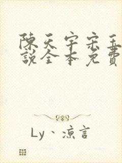 陈天宇宋玉婷小说全本免费阅读
