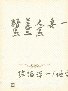 精美人妻一区二区三区
