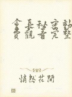 会长秘密动漫免费观看完整版
