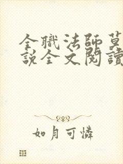 全职法师莫凡小说全文阅读