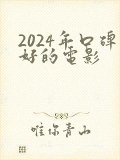 2024年口碑好的电影