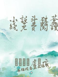 小说斗破苍穹在线免费阅读