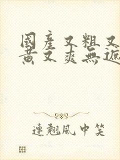 国产又粗又猛又黄又爽无遮挡动漫