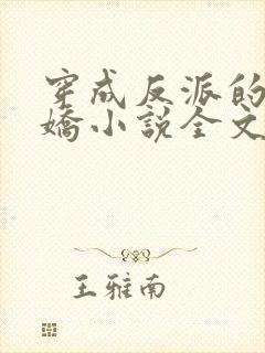 穿成反派的掌中娇小说全文阅读