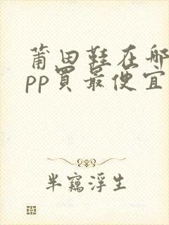 莆田鞋在哪个app买最便宜
