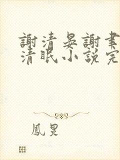 谢清晏谢聿珩沈清眠小说完结
