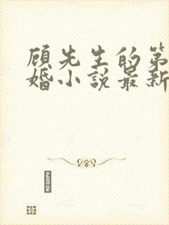 顾先生的第一宠婚小说最新章节