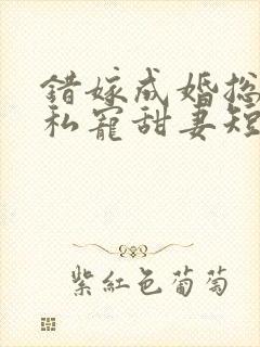 错嫁成婚总裁的私宠甜妻短剧播放