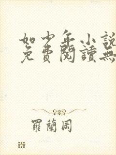 如少年小说全文免费阅读无弹窗
